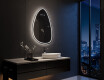 Miroir de salle de bains LED de forme irrégulière B223 #9