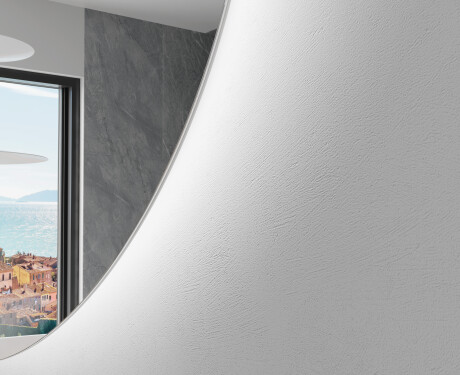 Miroir de salle de bains LED de forme irrégulière EG221 #2