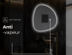 Miroir de salle de bains LED de forme irrégulière EG221 #9