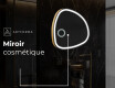 Miroir de salle de bains LED de forme irrégulière EG222 #6
