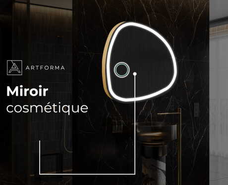 Miroir de salle de bains LED de forme irrégulière EG222 #6