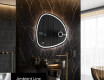 Miroir de salle de bains LED de forme irrégulière EG223