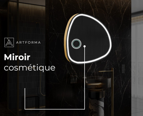 Miroir de salle de bains LED de forme irrégulière EG223 #6