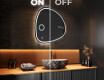 Miroir de salle de bains LED de forme irrégulière EG223 #3