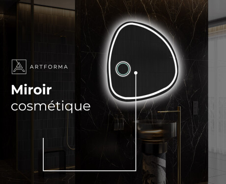 Miroir de salle de bains LED de forme irrégulière EG223 #5