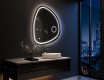 Miroir de salle de bains LED de forme irrégulière EG223 #10