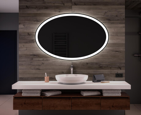 Horizontal Illumination LED Miroir Sur Mesure Eclairage Salle De Bain L74