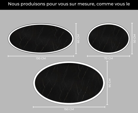 Illumination LED Miroir Sur Mesure Eclairage Salle De Bain L227 #4