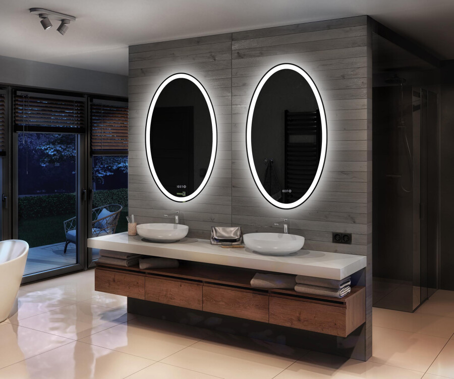Éclairages pour miroirs et armoire de toilette salle de bain