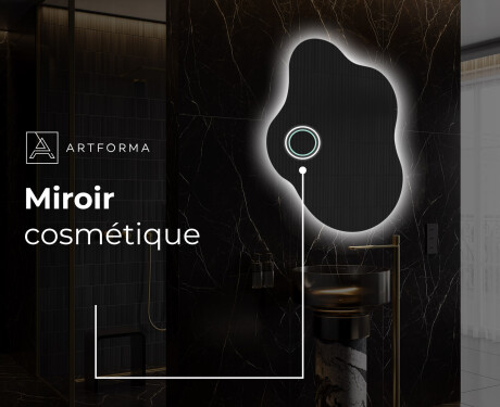 Miroir de salle de bains LED de forme irrégulière EM221 #5