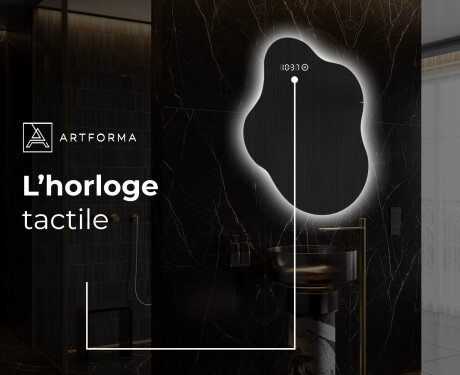 Miroir de salle de bains LED de forme irrégulière EM221 #8