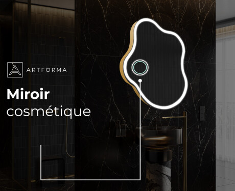 Miroir de salle de bains LED de forme irrégulière EM222 #6
