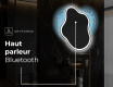 Miroir de salle de bains LED de forme irrégulière EM222 #7