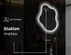 Miroir de salle de bains LED de forme irrégulière EM222 #9