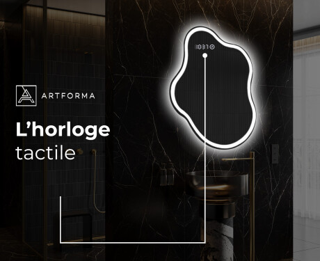 Miroir de salle de bains LED de forme irrégulière EM222 #8