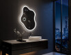 Miroir de salle de bains LED de forme irrégulière EM222 #10