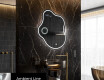 Miroir de salle de bains LED de forme irrégulière EM223