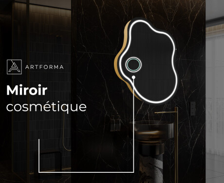 Miroir de salle de bains LED de forme irrégulière EM223 #6