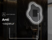 Miroir de salle de bains LED de forme irrégulière EM223 #9