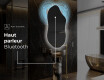 Miroir de salle de bains LED de forme irrégulière F221 #5