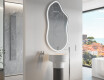 Miroir de salle de bains LED de forme irrégulière F223 #7