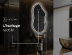 Miroir de salle de bains LED de forme irrégulière F223 #7