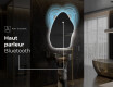 Miroir de salle de bains LED de forme irrégulière G221 #5