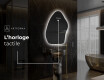Miroir de salle de bains LED de forme irrégulière G221 #7