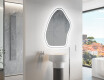 Miroir de salle de bains LED de forme irrégulière G222