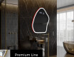 Miroir de salle de bains LED de forme irrégulière G222 #4