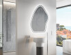 Miroir de salle de bains LED de forme irrégulière G223