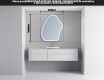 Miroir de salle de bains LED de forme irrégulière G223 #5