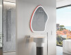 Miroir de salle de bains LED de forme irrégulière G223 #9