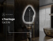 Miroir de salle de bains LED de forme irrégulière G223 #7
