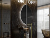 Miroir de salle de bains LED de forme irrégulière U221 #3