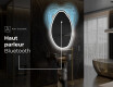 Miroir de salle de bains LED de forme irrégulière U222 #6