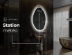 Miroir de salle de bains LED de forme irrégulière U222 #7