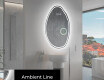 Miroir de salle de bains LED de forme irrégulière U223 #3