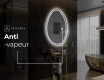 Miroir de salle de bains LED de forme irrégulière U223 #9