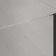 Armoire de plain-pied verre transparent profilé noir #3