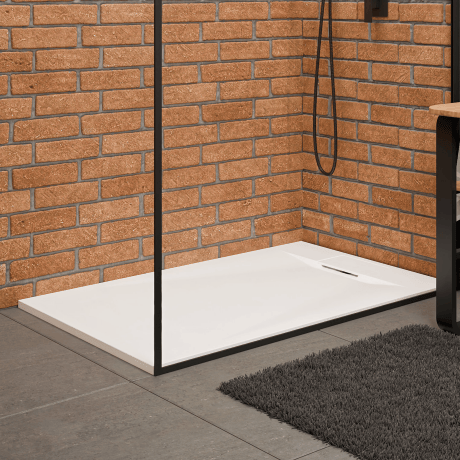 Receveur de douche rectangulaire Avero 90x110 cm blanc #2