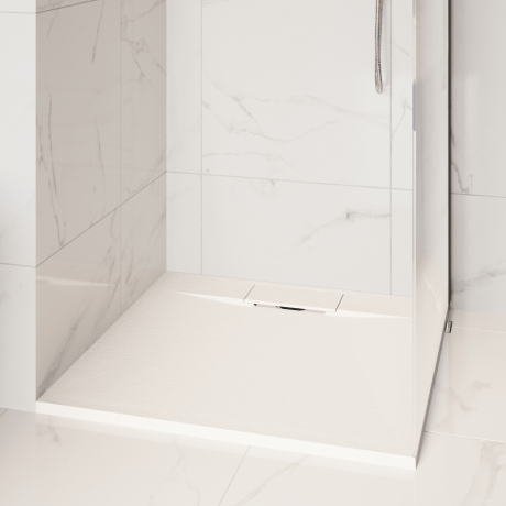 Receveur de douche rectangulaire Avero 90x110 cm blanc #4