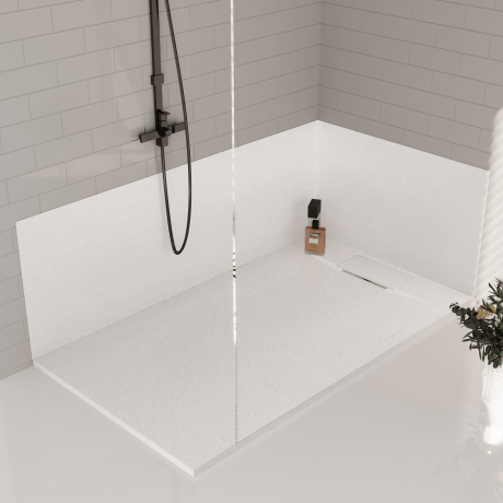 Receveur de douche rectangulaire Avero 90x110 cm blanc #6