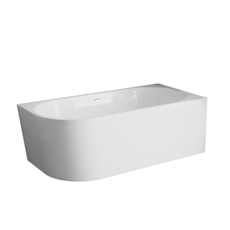 Baignoire Astri à poser contre un mur, 150 cm, à droite, livrée avec un siphon, un bouchon et un trop-plein esthétique #3