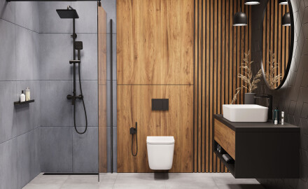 WC WC sans bride PAROS blanc avec revêtement affleurant