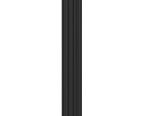 Radiateur décoratif vertical avec kit de montage, noir #3