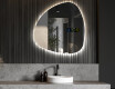 Miroir de salle de bains LED de forme irrégulière J221 #6