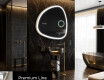 Miroir de salle de bains LED de forme irrégulière J222 #3