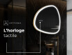 Miroir de salle de bains LED de forme irrégulière J222 #9