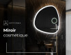Miroir de salle de bains LED de forme irrégulière J222 #4
